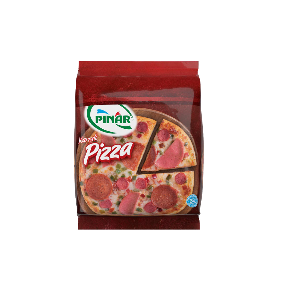  PINAR PİZZA KARIŞIK 600 GR (4 LÜ * 8 AD)