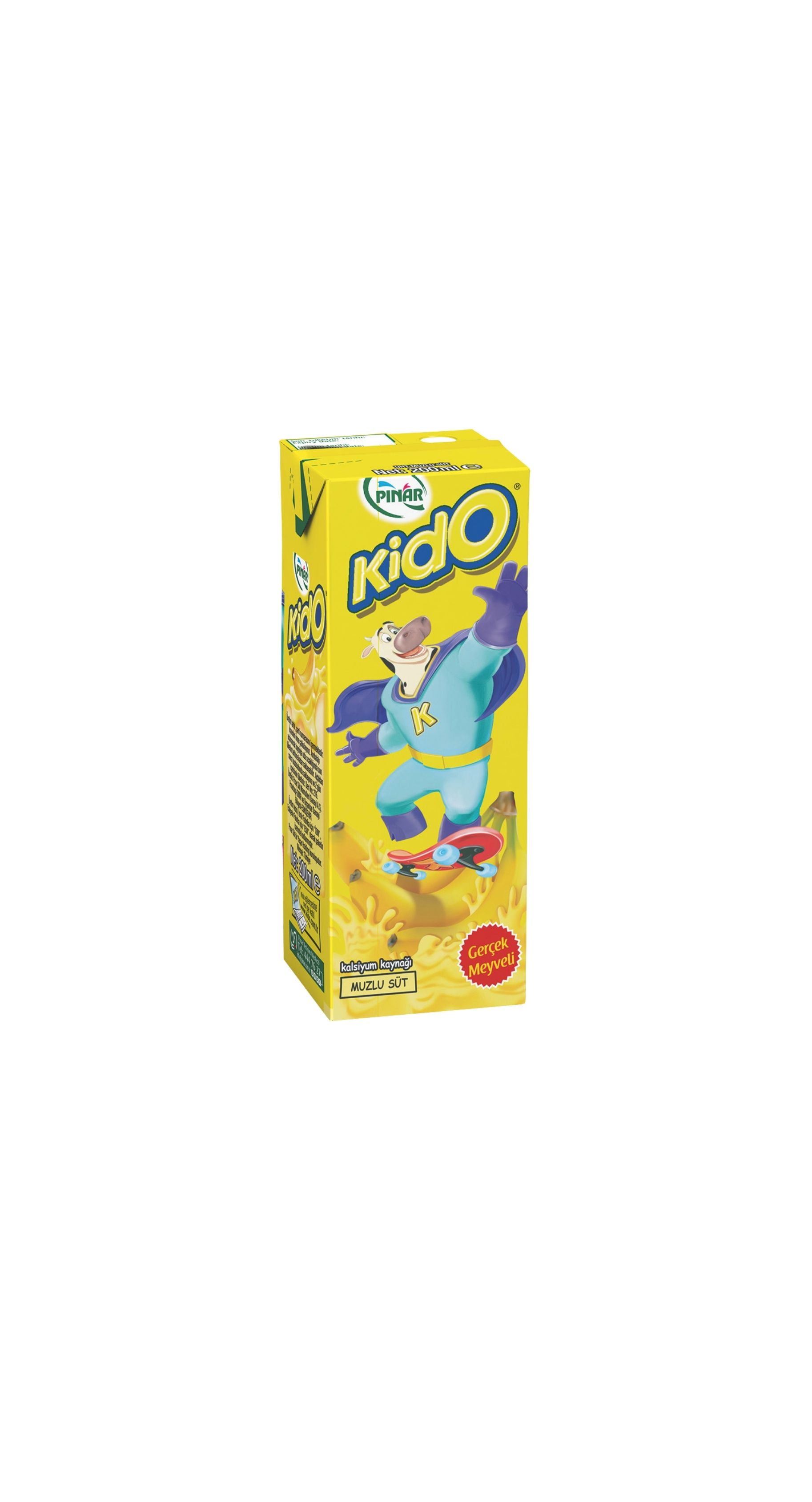  PINAR KİDO MUZLU SÜT 180 ml x 27 Ad