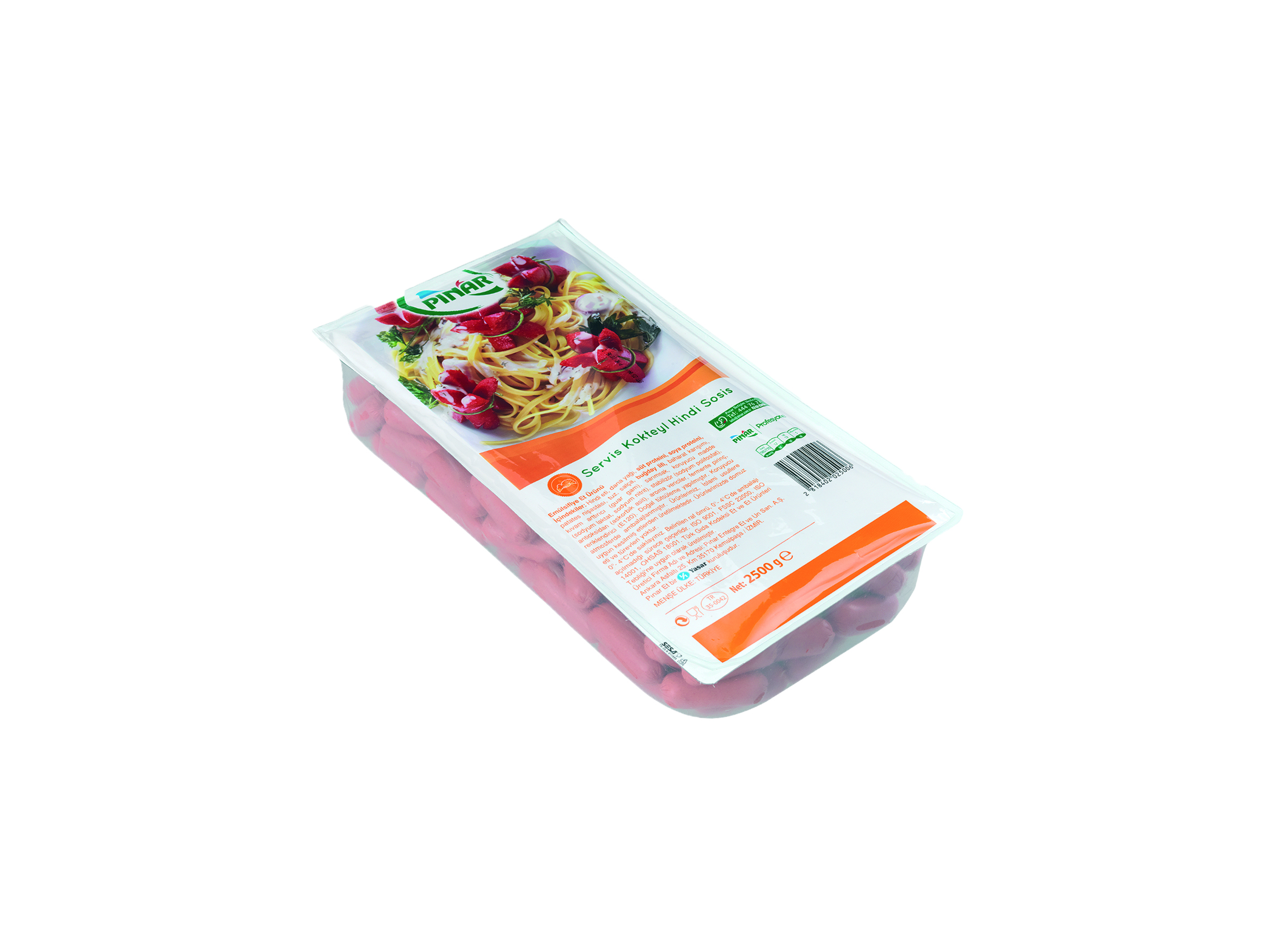  PINAR SOSİS SERVİS HİNDİ KOKTEYL 2500 GR*3 ADET