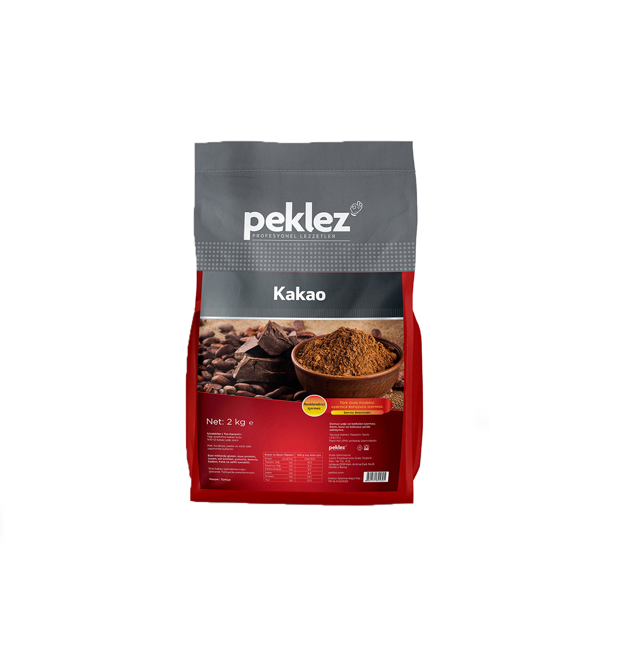  PEKLEZ KAKAO 2 KG * 5 AD