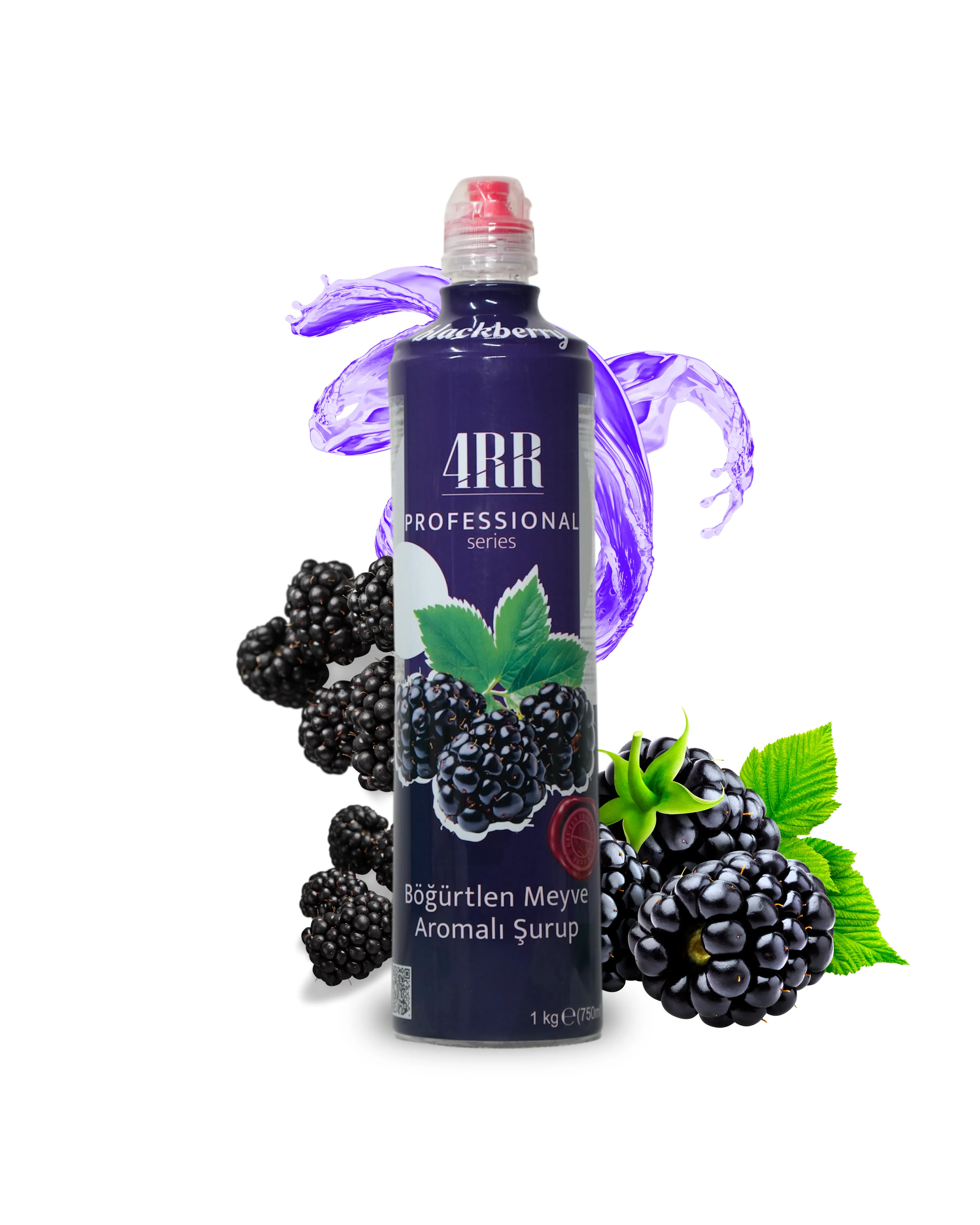  4RR Böğürtlen Aromalı Şurup 750 ml