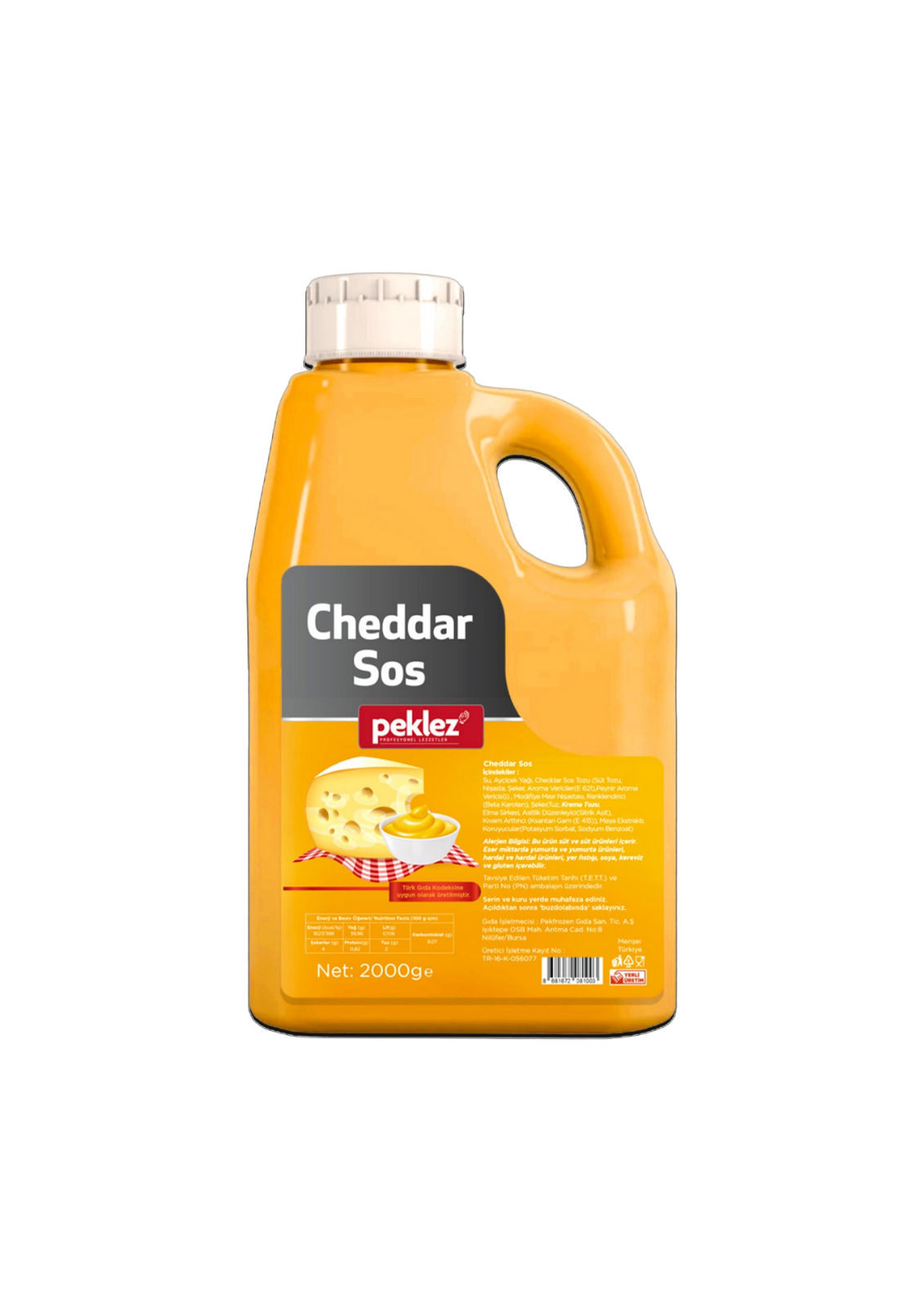  PEKLEZ CHEDDAR SOS 2 KG 