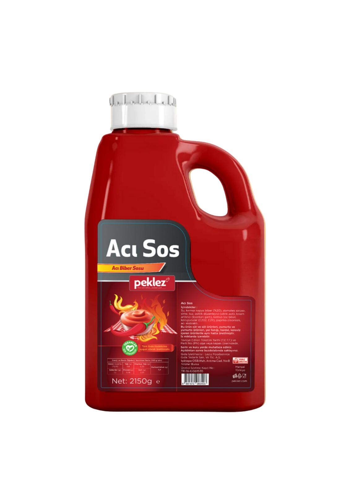  PEKLEZ ACI SOS 2  KG * 6 ADET