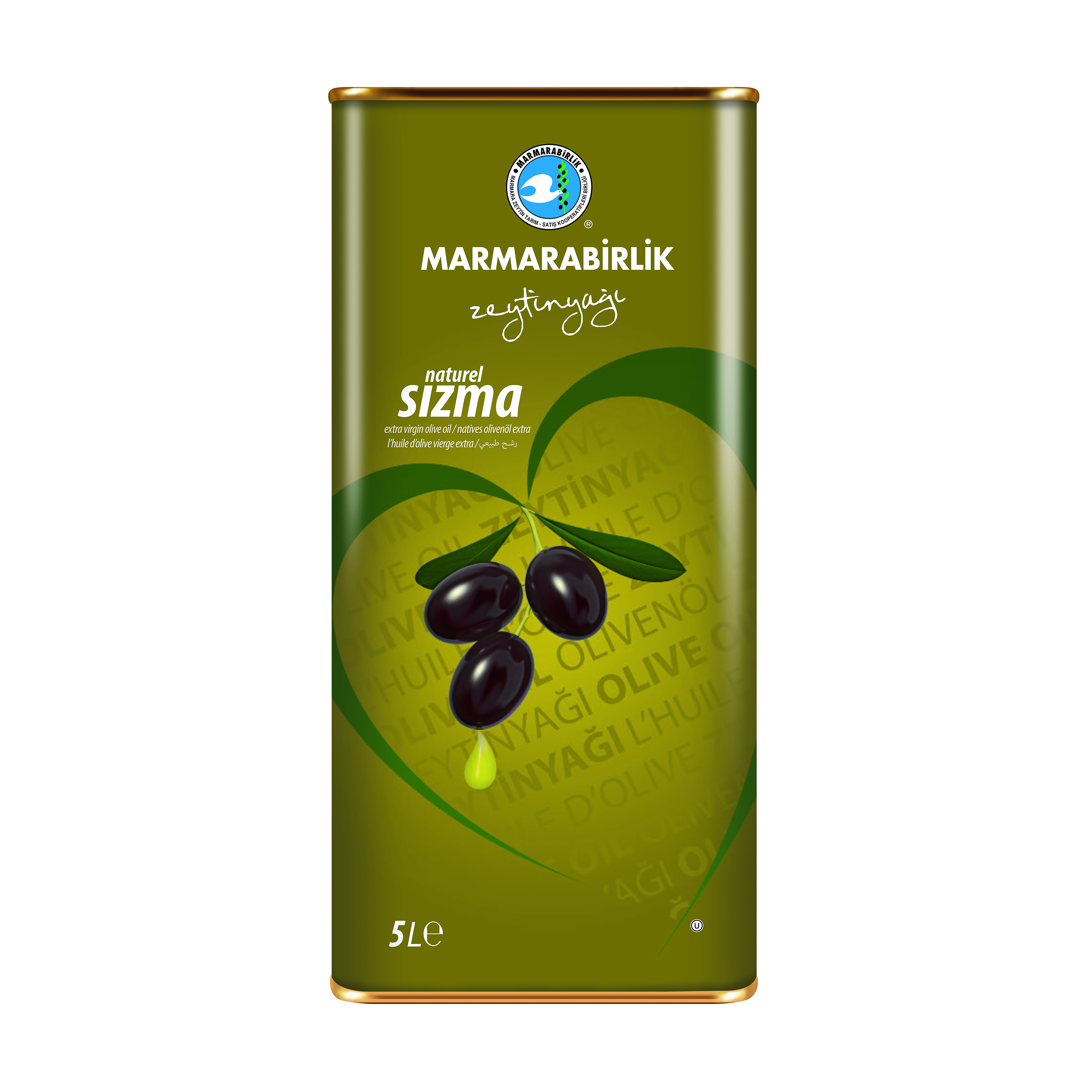  MARMARABİRLİK ZEYTİNYAĞI  SIZMA 5 LT * 4 AD