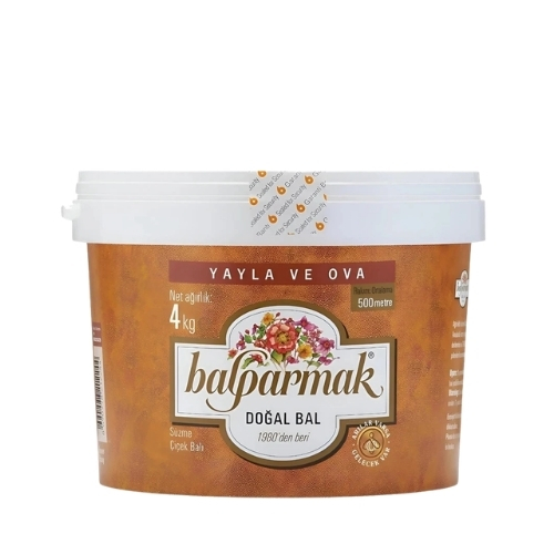  BALPARMAK YAYLA ve OVA ÇİÇEK BALI 4 KG