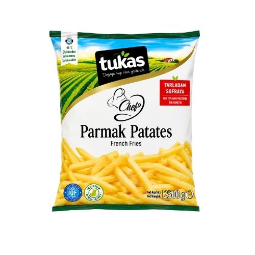  TUKAŞ CHEF PATATES 9*9 12,5 KG ( 5 Pkt * 2,5 Kg)