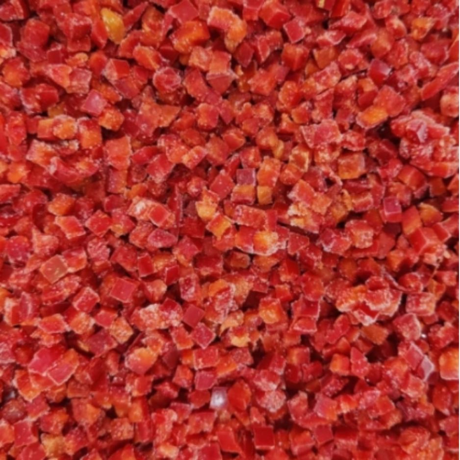  TARTAŞ DONDURULMUŞ KIRMIZI BİBER KÜP 10 KG