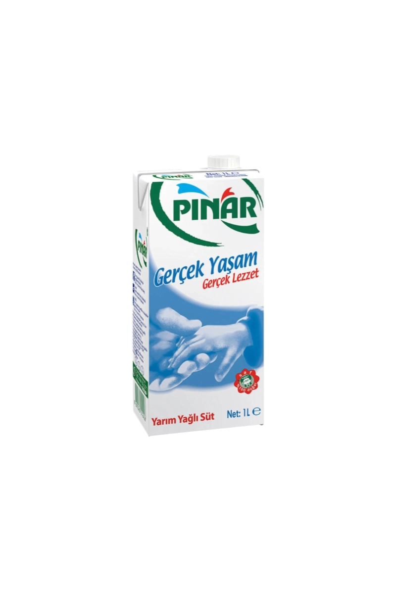  PINAR SÜT YARIM YAĞLI (%1) 1 LT * 12 AD