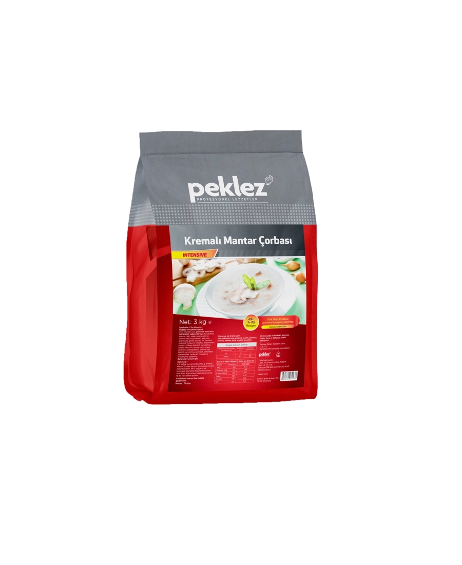  PEKLEZ KREMALI MANTAR ÇORBA 3 KG * 4 AD