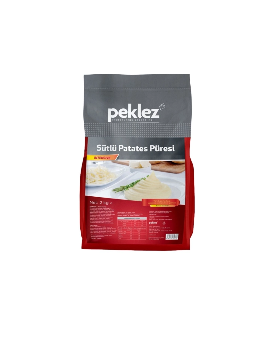  PEKLEZ PATATES PÜRESİ İNTENSİVE 2 KG * 4 AD