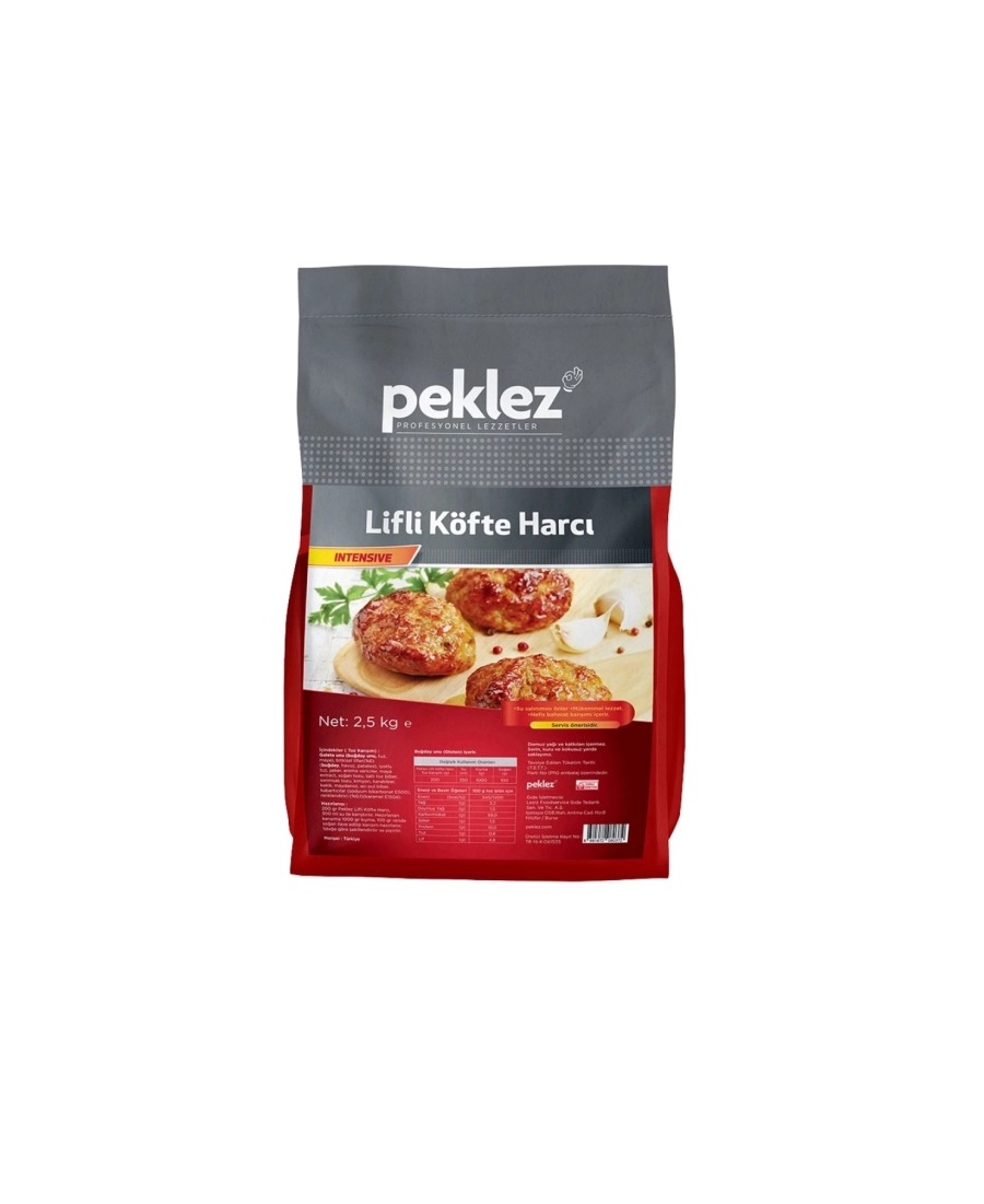  PEKLEZ KÖFTE HARCI LİFLİ 2,5 KG*4 AD