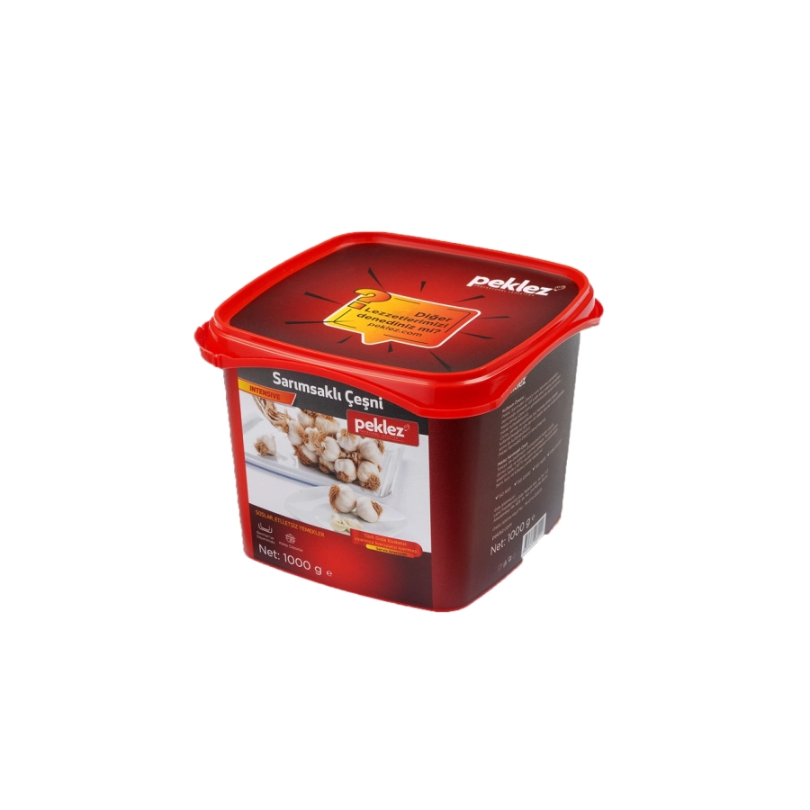  PEKLEZ SARIMSAKLI ÇEŞNİ 1 KG * 12 AD