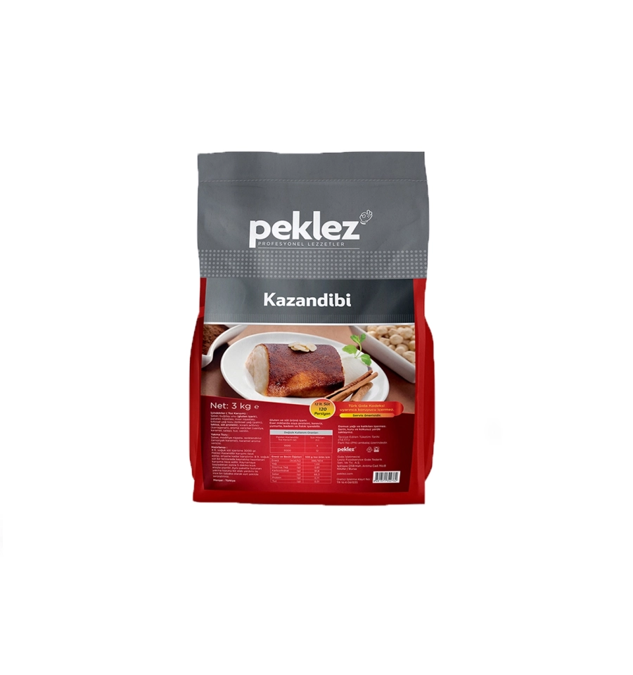  PEKLEZ KAZANDİBİ 3 KG * 4 AD