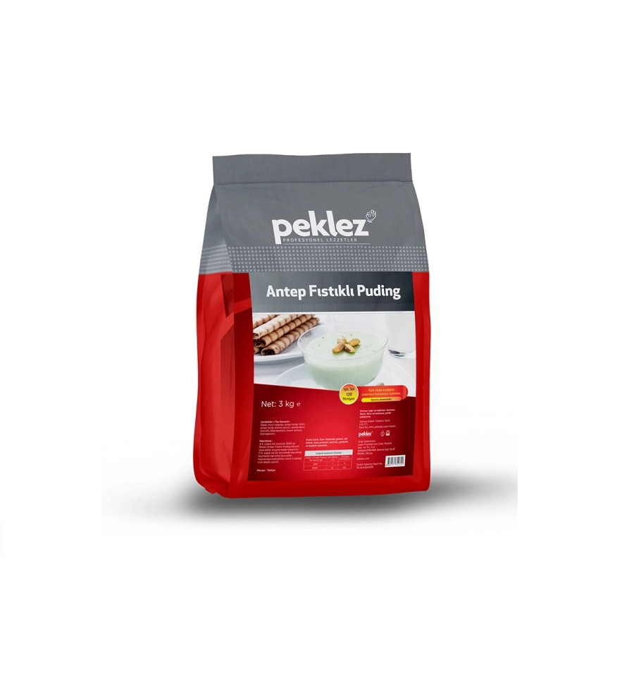  PEKLEZ ANTEP FISTIKLI PUDİNG 3 KG * 4 AD