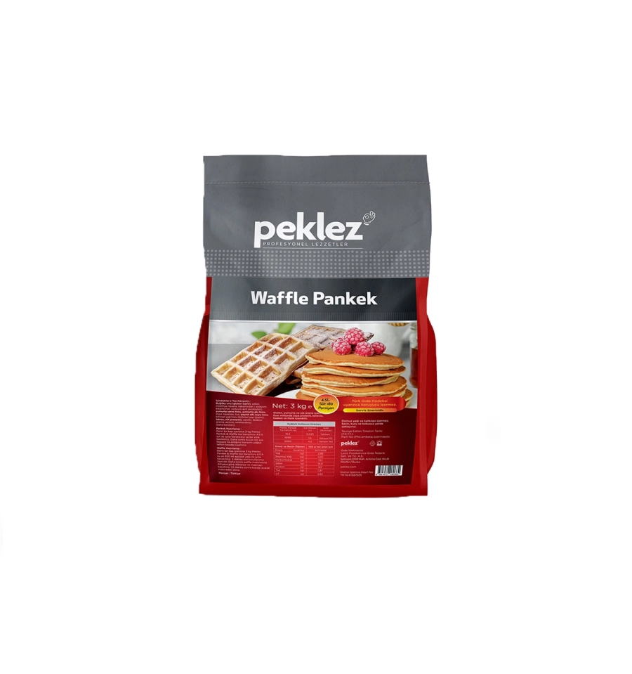  PEKLEZ WAFFLE - PANCAKE 3 KG*4 AD