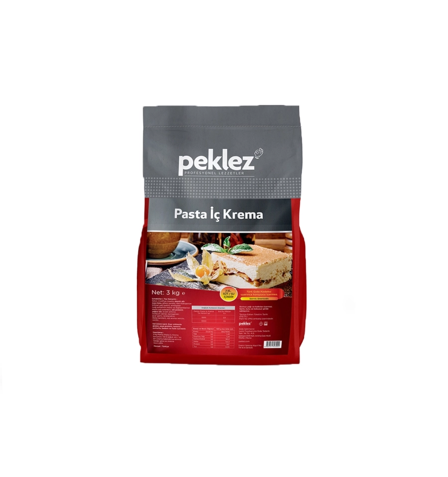  PEKLEZ DOLGU İÇ KREMA 3 KG*4AD