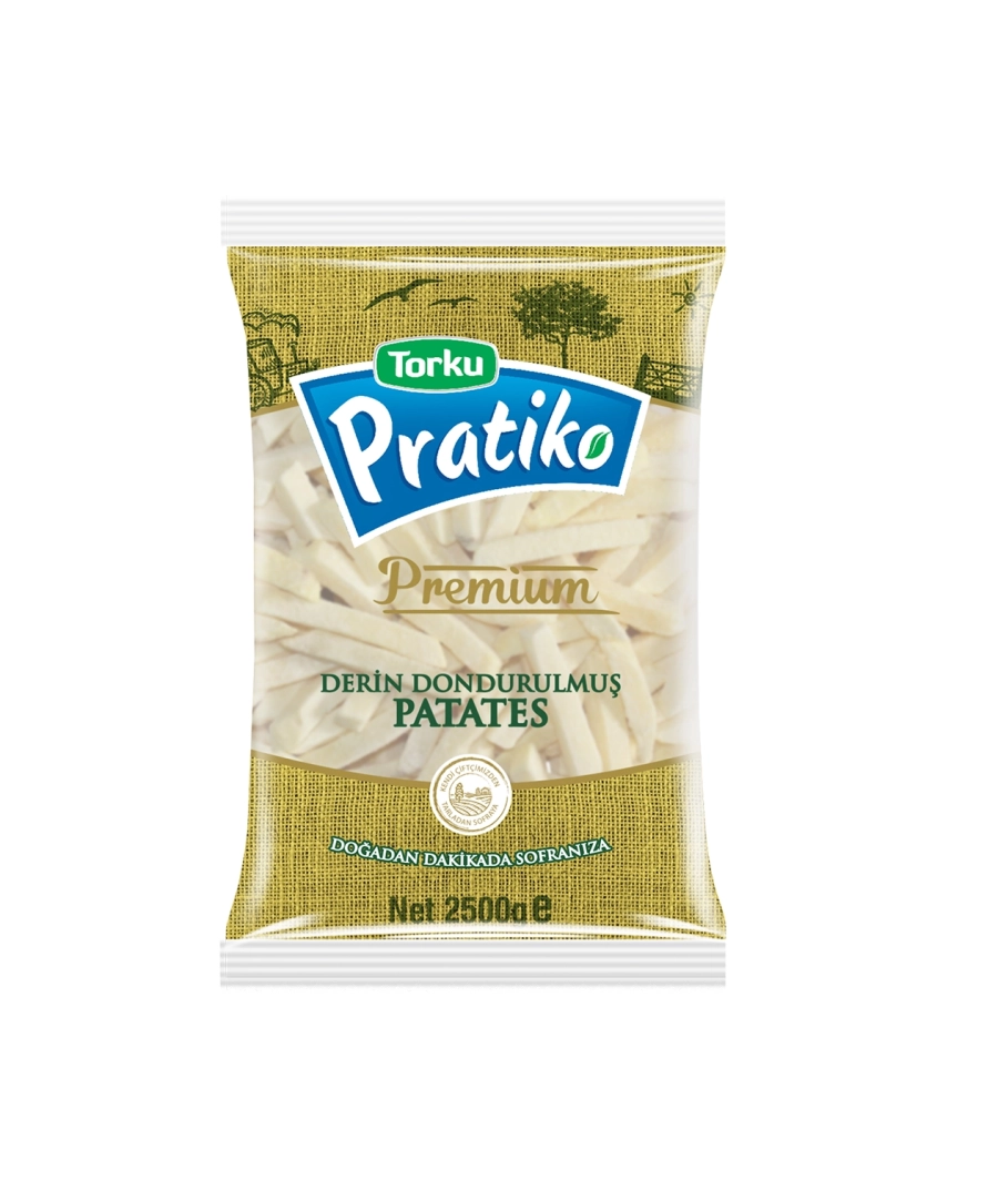  PRATİKO PATATES PREM. 9*9 12,5 KG (2500 GR * 5 PK)