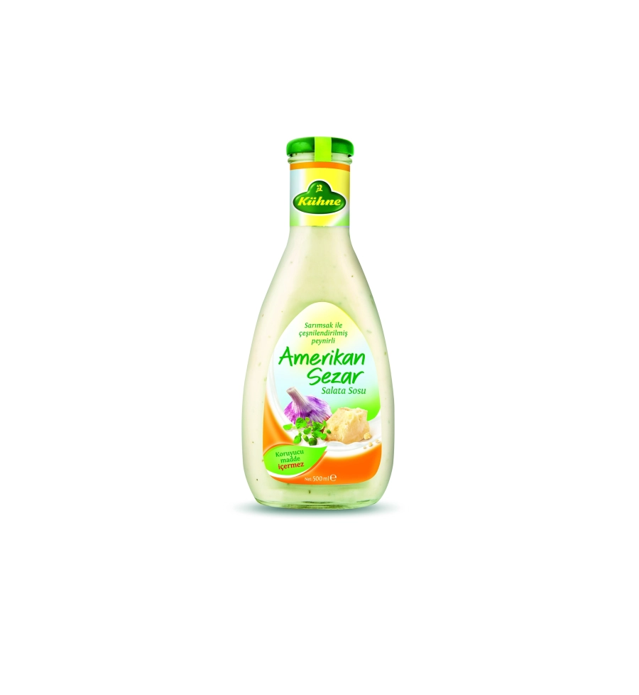  KÜHNE AMERİKAN SEZAR SALATA SOSU 500 ML*7 AD CAM