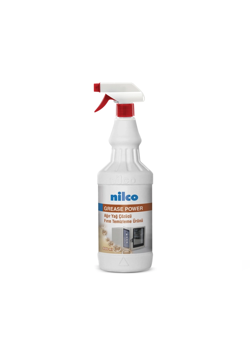  NİLCO GREASE POWER 800 Ml*6 Ağır Yağ Fırın Temizl.